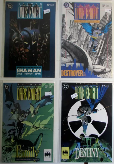 Batman: Legends of the Dark Knight Lot of 4 #2,27,31,36 DC (1989) Comics