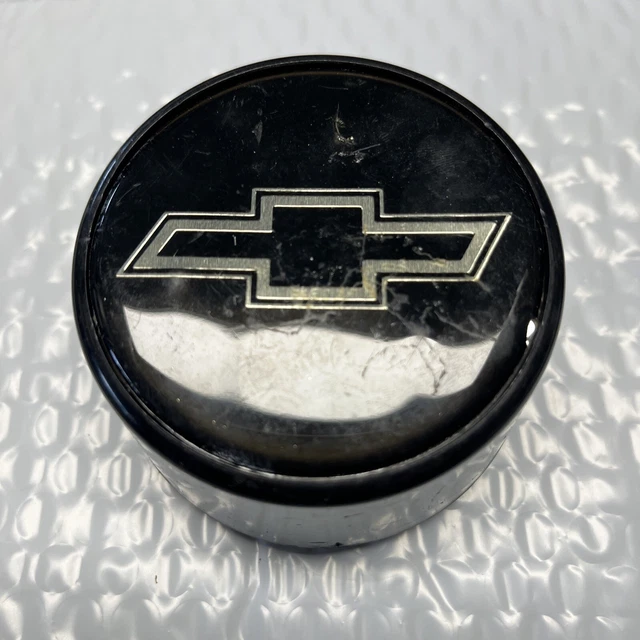 CHEVY S10 OEM Wheel Center Rim Cap Hub Cover BLACK Chrome Bow Tie 5001