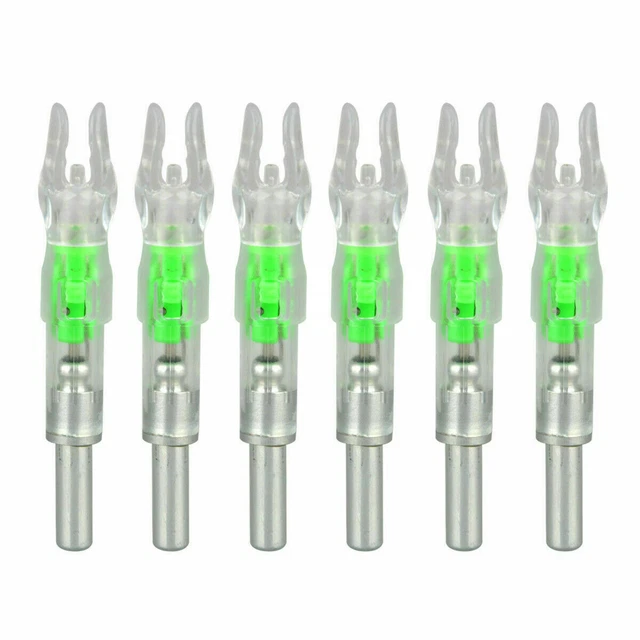 6PCS Led Lighted Nocks for Arrows with .244"/6.2mm Inside Diameter for Hunting 2
