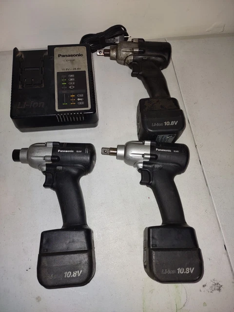 Panasonic Impact Tools Batteries And Charger Bundle