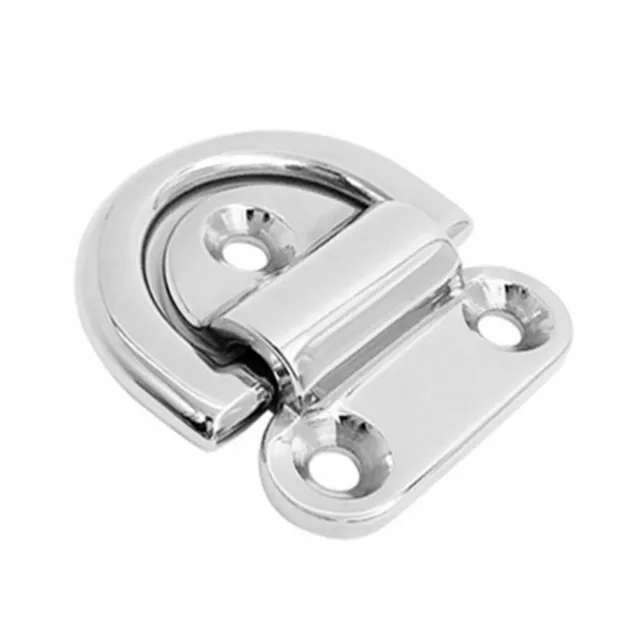 Stainless Steel Anchor Point Marine Pad Eye Folding D Ring Lashing Tie Down