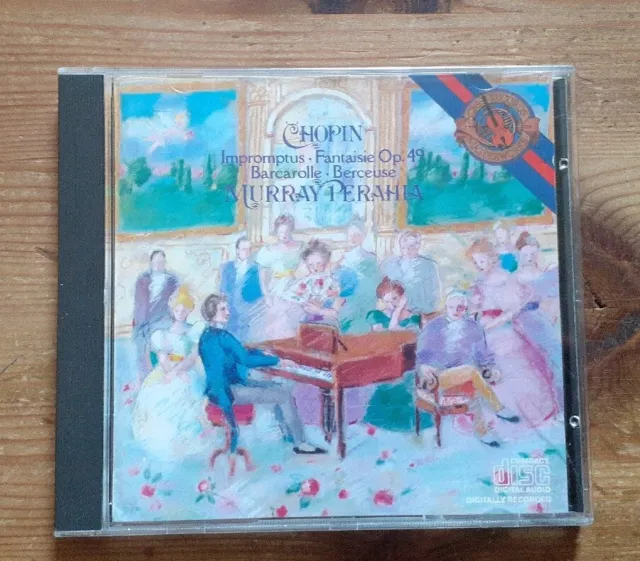 Chopin Impromptus Fantasie Barcarolle Berceuse Perahia 1985 CBS Japan No Barcode