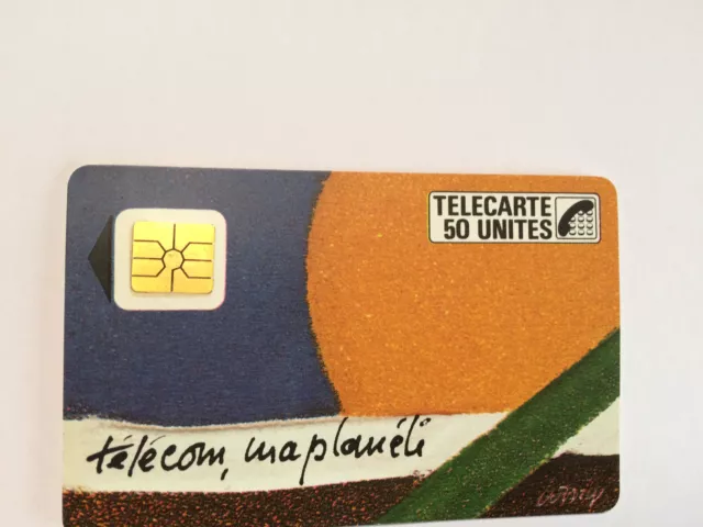 TELECOM MA PLANETE télécarte ancienne