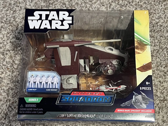 Bizak Star Wars Micro Galaxy Squadron Imperial Shuttle, véritable