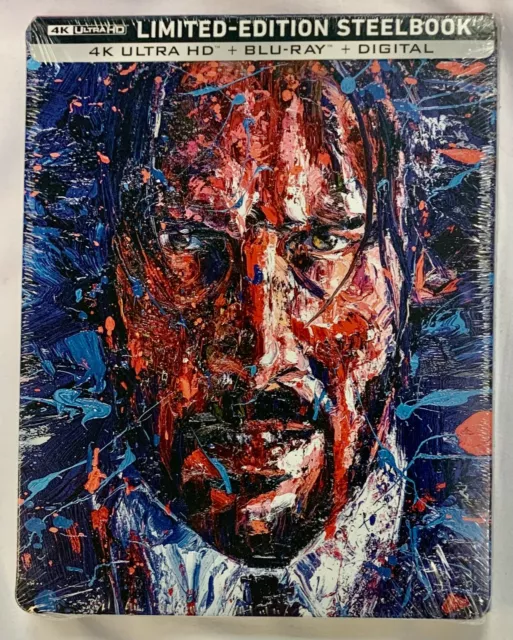 John Wick Chapter 3 Parabellum 4K Ultra HD UHD Steelbook NEW Limited-Edition