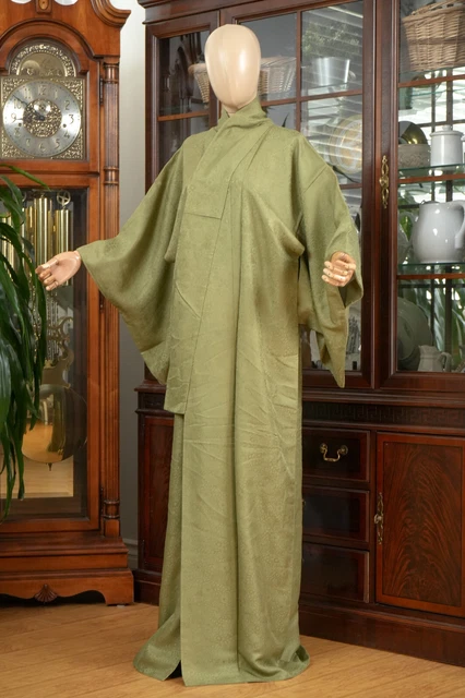 Dear Vanilla Japanese Silk Iromuji Kimono Women's Authentic Japan Made Vintage