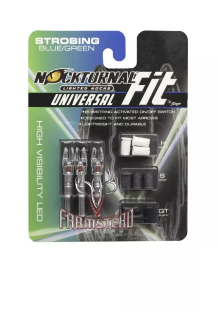 Nockturnal NT320 Universal Fit Strobe Lighted Nock - Green