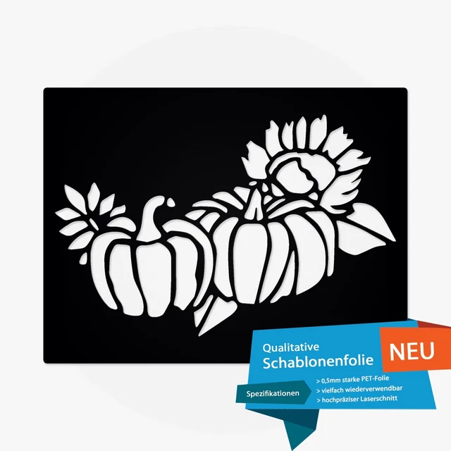 Schablone im Halloween Kuerbis v15 Design