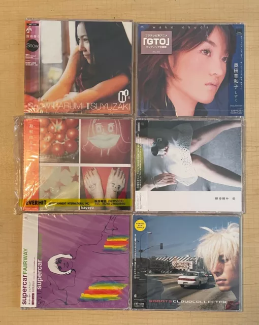 Lot of 6 NEW J-Pop CDs sealed! Harumi Suyuzaki, Miwako Okuda, Tomomi Kageyu, +