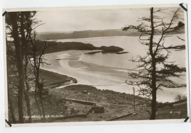 The Sands of Gairloch Wester Ross Scotland Real Photograph Postcard B5