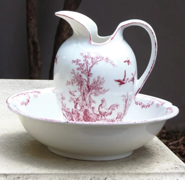 Ceramic Pitcher And Bowl. Brand - Cameleon House