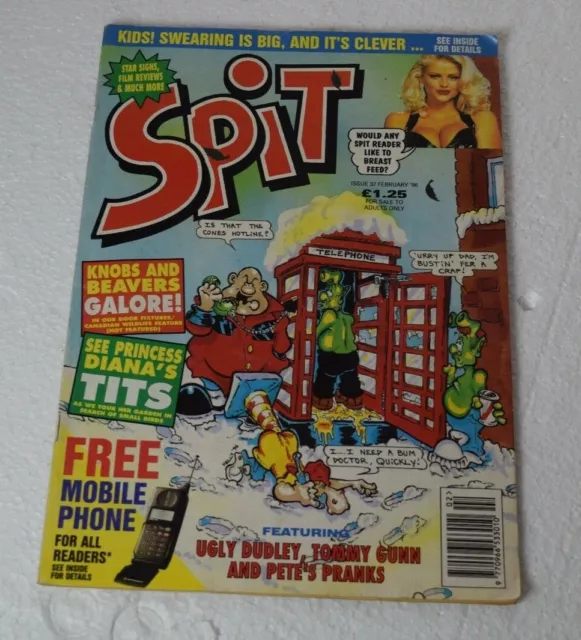 Rare Spit! Magazine Comic Issue 37 Spit British Adult Humour