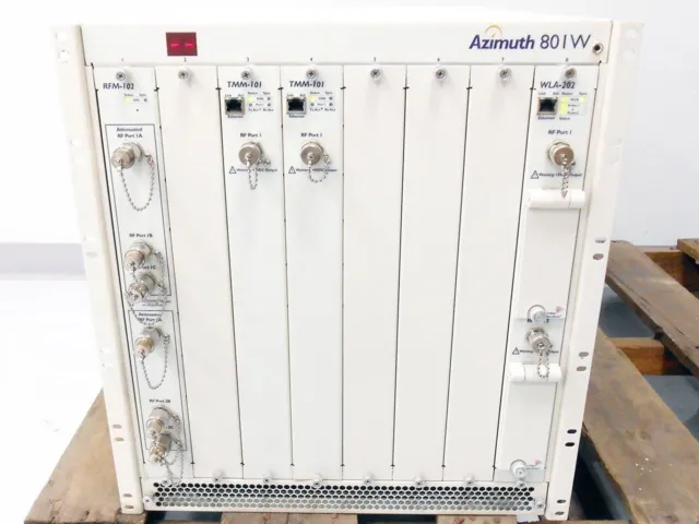 Azimuth 801W Wlan Test Platform Eight-Slot Mainframe Tmm-101 Rfm-102 Wla-202