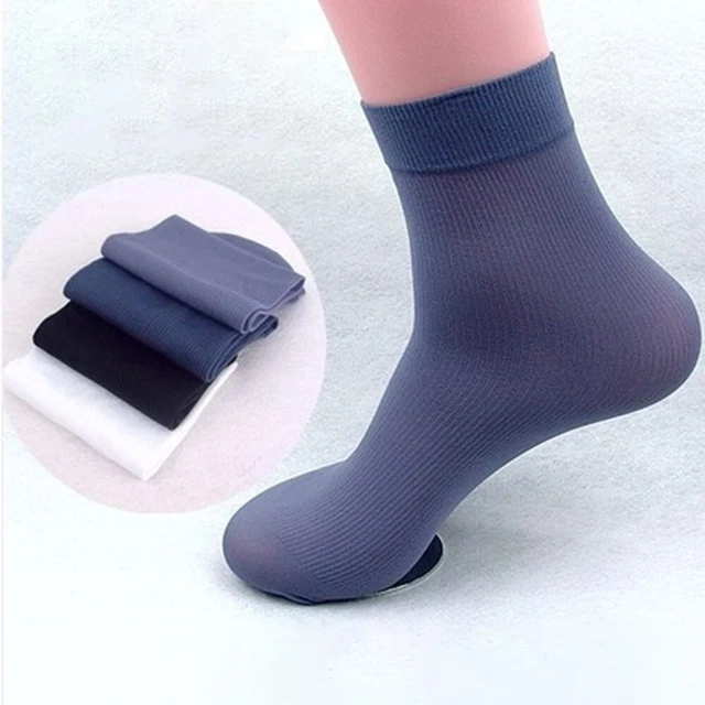 Business Calzini Casual Comodo Abito Corto Solido Colore SPORTS Sottile