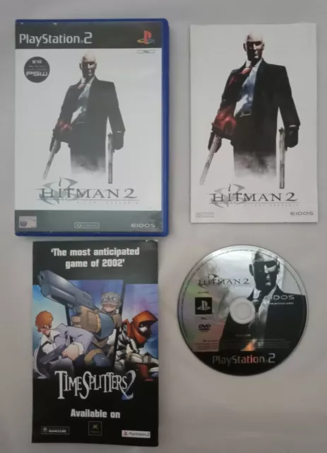 Hitman 2: Silent Assassin For PAL Playstation 2 Ps2 Game + Box & Manual