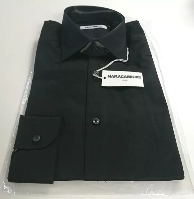 CAMICIA NARA CAMICIE TAGLIA XS Nero - NUOVO MOD.