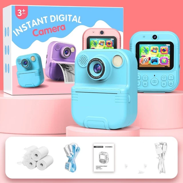 1080P HD CHILDREN Camera Instant Print Photography Printer for