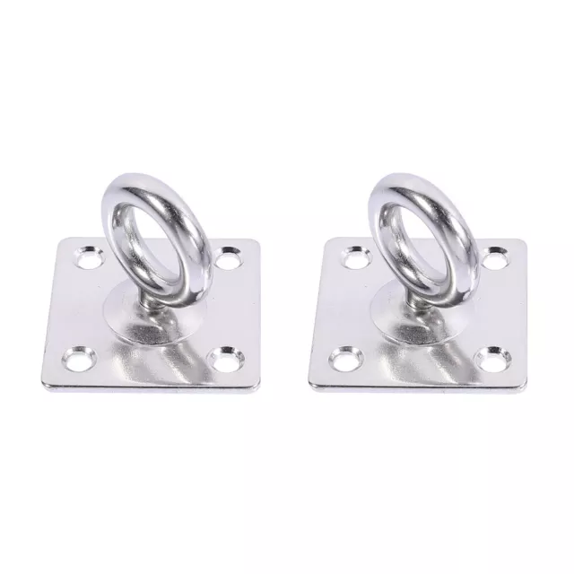 2 Pcs Fixed Grommet Plate Ceiling Hooks for Plants Metal Stand Hanging