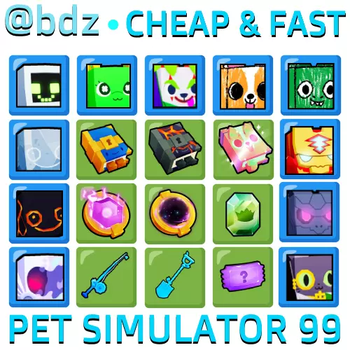 Pet Simulator 99 - Ps99 - All Huge Pets / Items / Enchants