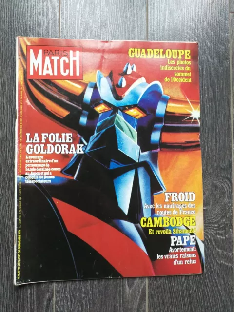 Paris Match n°1547 -  du 15 janvier 1979 -  La folie Goldorak