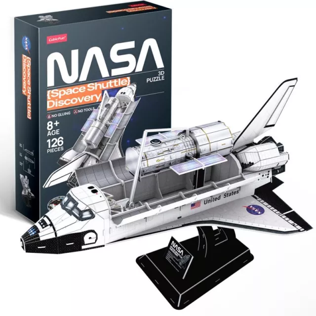 Modellismo Giocattolo Puzzle 3D Foam Modellino Nasa Space Shuttle Discovery