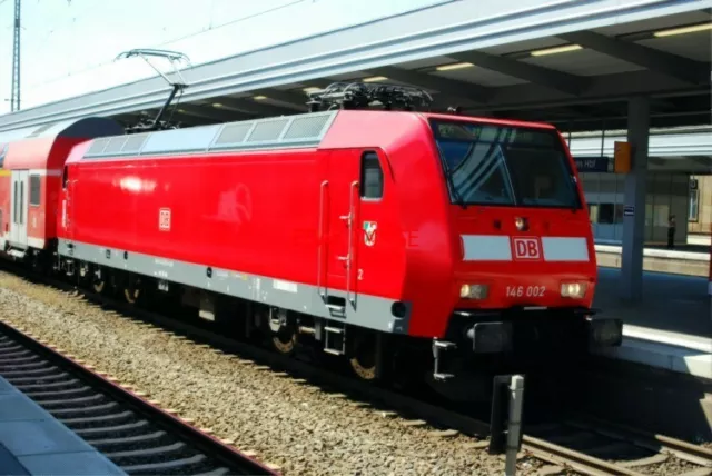 Photo  German Rly -  Db Adtranz Class 146.0 Bo-Bo No.146 002 At Bochum Hbf 6/11