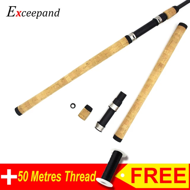 DIY FISHING ROD Building Handle Composite Cork Pole Split Grips Repair