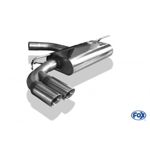 Fox Rennsportanlage 2X80Mm Typ 25 Für Audi A3 Typ 8V (Limousine)
