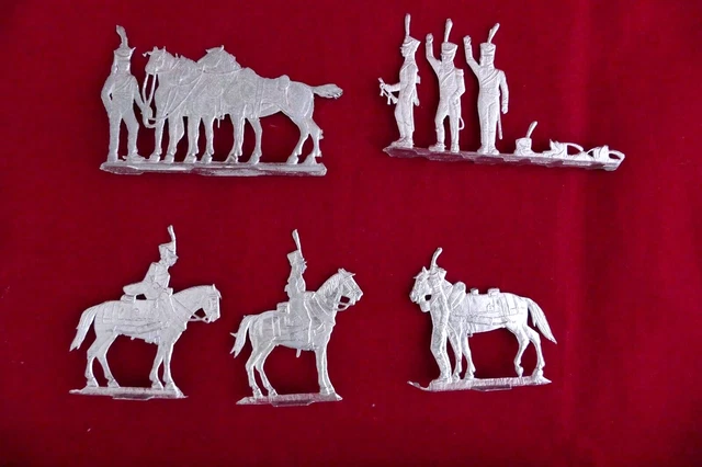 Figurines étain 30 Mm - Mamelouks à Cheval 1er Empire - Napoléon - Peintes