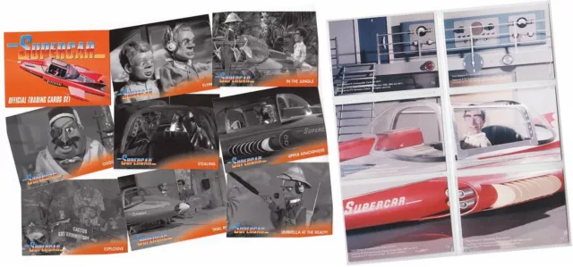 Supercar - 54 Card Basic/Base & 6 Silver Foil Set - Gerry Anderson Unstoppable