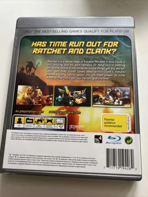 Ratchet & Clank A Crack in Time PlayStation 3 PS3 2