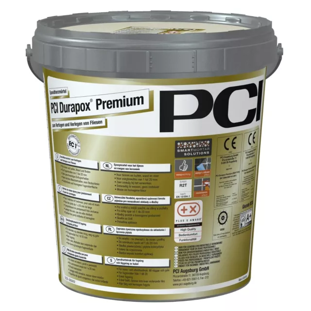 Cemento Juntas PCI Durapox Premium 5KG Epoxidharzmörtel Sellado de Trasladar