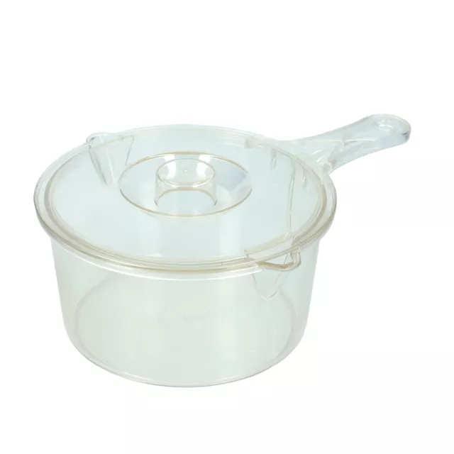 KitchenCraft Microwave 9ml Saucepan with Vented Lid and Handle for Easy Removal