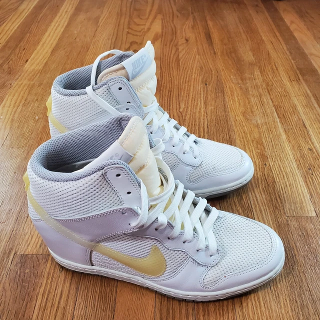nike womens dunk sky high hidden wedge heel