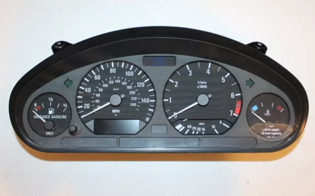 BMW E36 96-99 323is 323ic 328i 328is Instrument cluster speedometer gauges