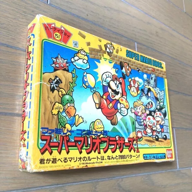 NINTENDO SUPER MARIO Bros. Famicom Vintage Board Game Japanese 1990s ...