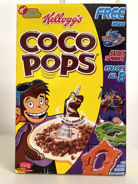 KELLOGG'S COCO POPS Cereal Box - 2003 Australian - Beyblade Spinners ...