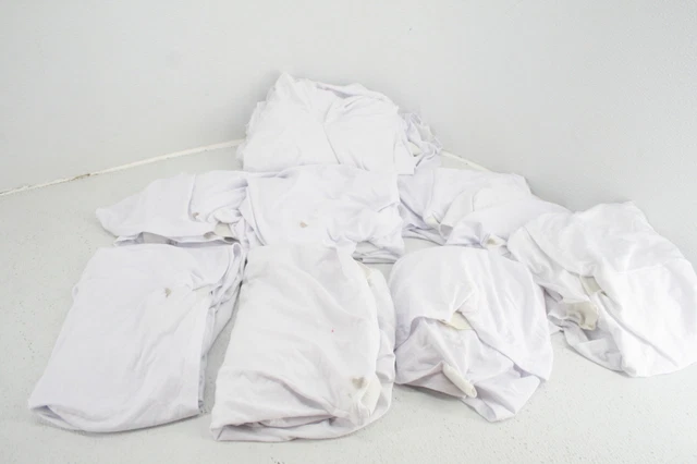 AlGaiety 12 Pieces Removable Spandex Washable Protector Chair Covers White