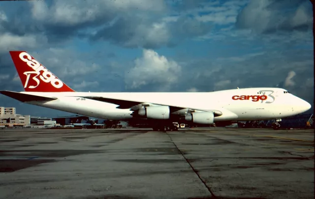 ORIGINAL AIRCRAFT SLIDES  - Cargo B B 747-200F VP-BIA  (SAMMLUNGSAUFLÖSUNG)