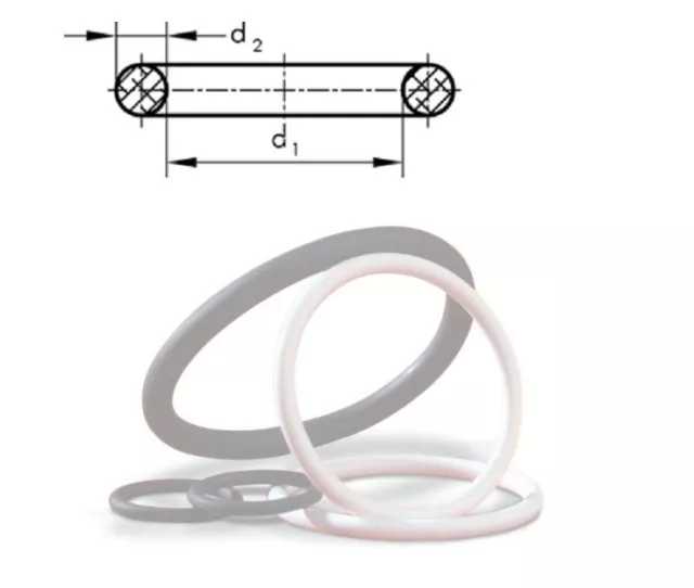 O-ring (ID x cross,mm) 2,8 x  1 FPM 80