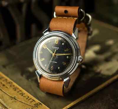Soviet watch, Rodina original vintage Automatic watch 1950s, made in USSR 1 MChZ