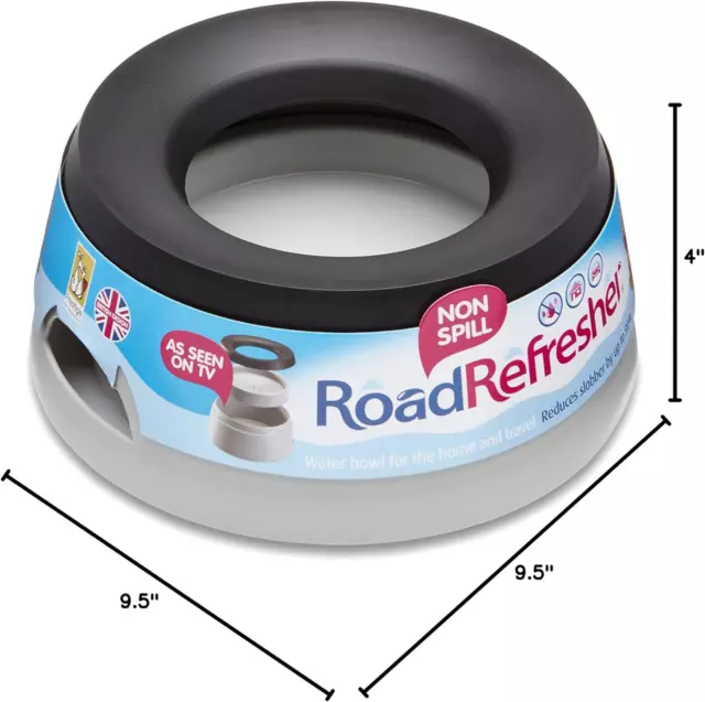Road Refresher Non Spill Dog Puppy Pet Travel Water Bowl Small New In Packaging