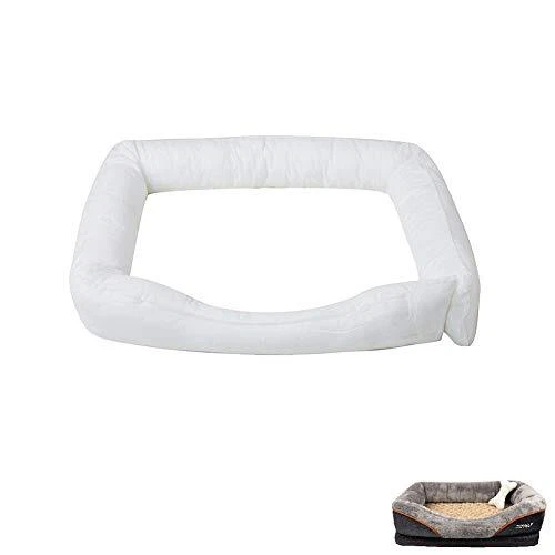 Orthopedic Memory Foam Dog Bed Replacement Bolster - Small Size