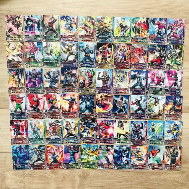 Kamen Rider Ganbarizing Card Lot 60 Cards #08 555 GEATS more Bandai Japanese