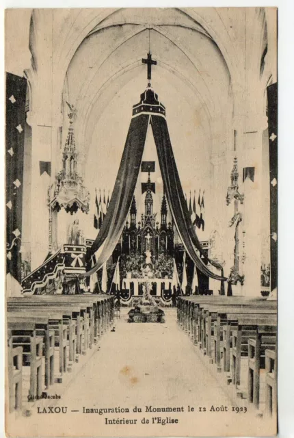 LAXOU - Meurthe et Moselle - CPA 54 - Inauguration of the monument in August 1923