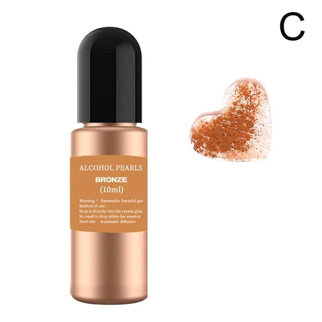10ml Bronze Metal Resin Pigment Color Essence Dye Ink DIY Epoxy Making Jewelry