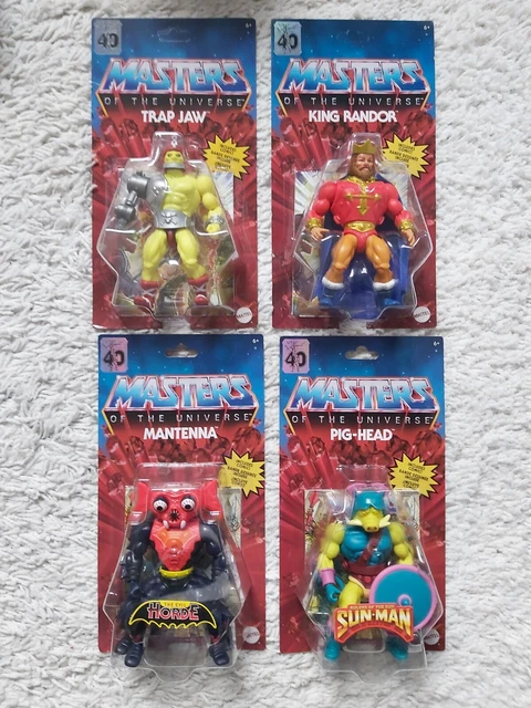Masters Of The Universe Motu - Origins - MC Trap Jaw Randor  Mantenna  Pig Head