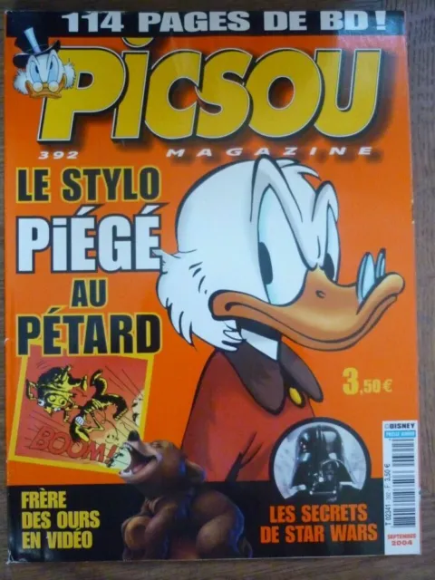 PICSOU MAGAZINE N°392 / Disney Hachette Presse 09-2004