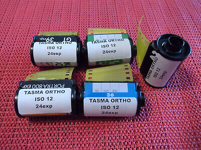 5x rullini 24exp Agfa lotto pellicola 35mm AGFA AGFAPAN 25 professional 1984 scad 