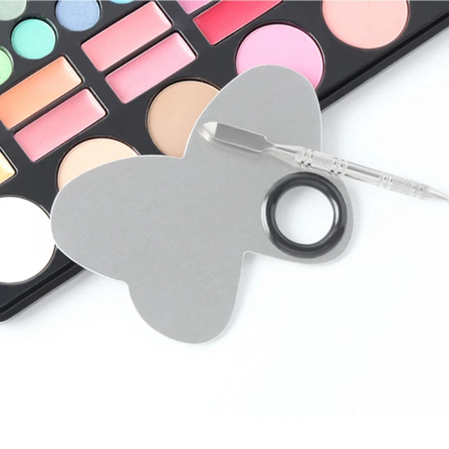 Nail Art Plate Creative Stably Holding Cosmetic Nail Colors Mixing Pallet Finger